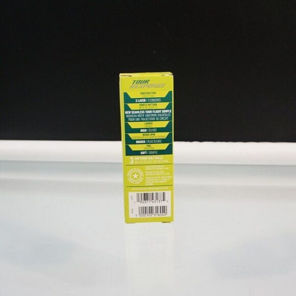 NEW Taylor Made Tour Response 3 Layer White Golf Balls 2022 - Box of 3 - Picture 3 of 6